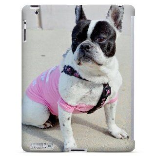 [Geeks Designer Line] English Bulldog Mix Apple iPad 2nd Gen Plastic Case Cover [Anti Slip] Supports Premium High Definition Anti Scratch Screen Protector; Durable Fashion Snap on Hard Case; Coolest Ultra Slim Case Cover for iPad 2nd Gen Supports Apple 2nd