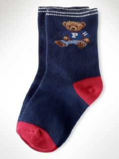 Polo Ralph Lauren Socks Teddy Bear Boys Size 4 7 Dress Socks Clothing