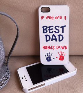 'best dad' case for iphone by tailored chocolates and gifts