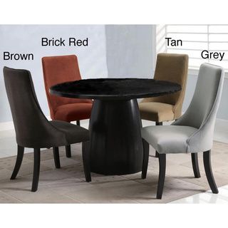 'Dolson' Microfiber Upholstered Dining Chairs (Set of 2) Dining Chairs