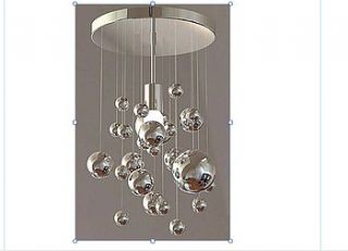 chrome glass ball chandelier by made with love designs ltd