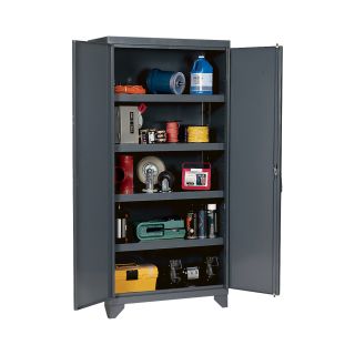 Edsal Extra Heavy-Duty Storage Cabinet — 36in.W x 24in.D x 78in.H, Model# EHD7836  Storage Cabinets