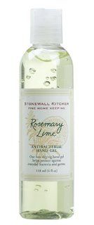 Stonewall Kitchen Rosemary Lime Antibacterial Hand Gel, 4 Fluid Ounces  Hand Soaps  Beauty