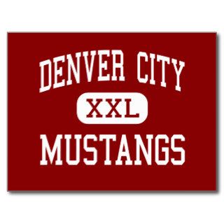 Denver City   Mustangs   High   Denver City Texas Postcards