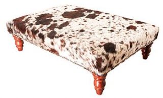 cowhide footstool 3ftx2ft by london cows ltd by london cows
