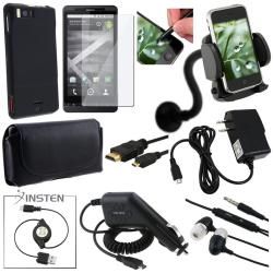Case/ Screen Protector/ Charger/ Cable Set for Motorola MB810 Eforcity Cases
