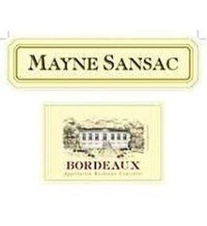 Chateau Mayne Sansac Bordeaux Red 2009 750ML Wine