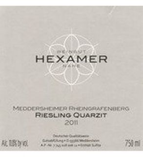 2011 Helmut Hexamer Meddersheimer Rheingrafenberg Quarzit Riesling 750ml Wine