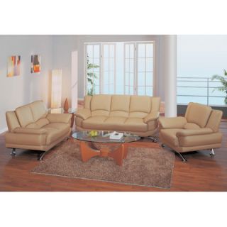 Global Furniture USA Rogers Leather Sofa
