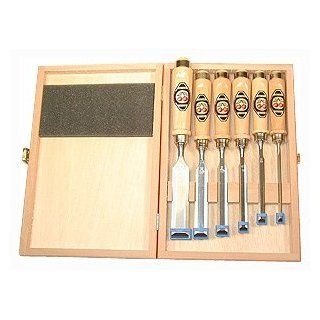Two Cherries Special 6 Pc Boxed Chisel Set   Wood Chisels  