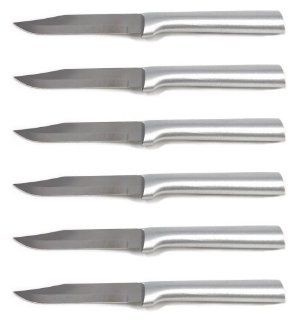 Rada Cutlery Regular Paring Knife, Aluminum Handle, Made in USA, Package of 6 Spear Point Paring Knives Kitchen & Dining