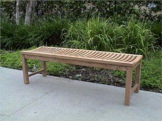 Casablanca 3 Seater Backless Bench By Anderson Teak   Outdoor Benches