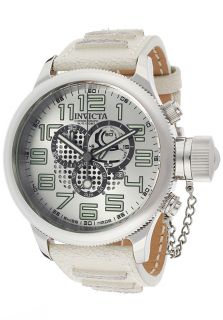 Invicta 10554  Watches,Mens Russian 1959 Diver Chrono Beige Genuine Leather, Chronograph Invicta Quartz Watches