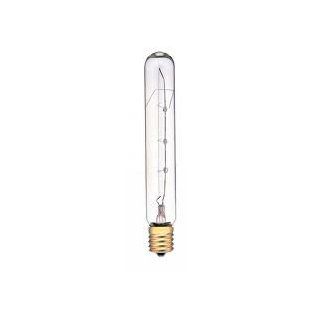 Candex   T 6 1/2 Tubular Bulb 120 130 Volt Intermediate Base Clear 25 Watt Replacement Lamp (10 Pack)   Incandescent Bulbs  