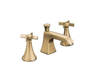 KOHLER K 454 3C BV Memoirs Widespread Lavatory Faucet with Classic Design, Vibrant Brushed Bronze   Touch On Bathroom Sink Faucets  