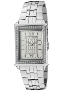 Christian Bernard NA518ZWWD  Watches,Womens Highlight Cubic Zirconia/White MOP Dial Stainless Steel, Casual Christian Bernard Quartz Watches