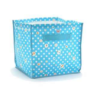 playful canvas storage basket by little baby company