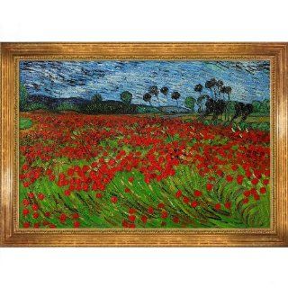 Hand Painted Reproduction of Van Gogh Field of Poppies   Oil Paintings