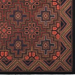 Hand hooked Maze Wool Rug (7'6 x 9'9) Safavieh 7x9   10x14 Rugs