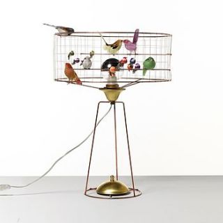bird cage table lamp by i love retro