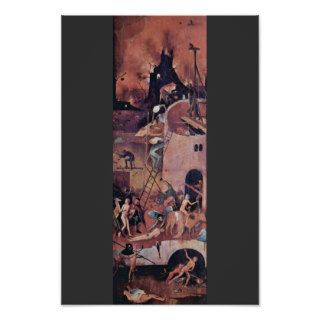 Hell.,  By Hieronymus Bosch (Best Quality) Posters