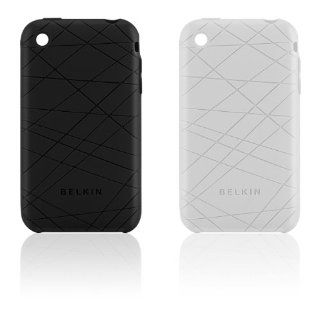 Grip Vector Duo Silicone Case 2 Pack for iPhone 3GS 3G, F8Z472 BKC 2, Black/Clear Cell Phones & Accessories