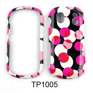Samsung Intensity II u460 Muiti Pink Polka Dots on Black Hard Case/Cover/Faceplate/Snap On/Housing/Protector Cell Phones & Accessories