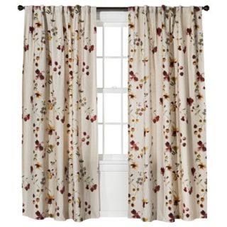 Threshold™ Watercolor Floral Window Panel