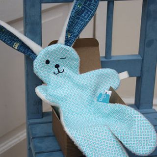 peppy baby comforter gift by rosy cheek cosy