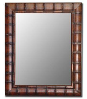 Fruitwood Bamboo Mirror 30" x 42"   Wall Mounted Mirrors