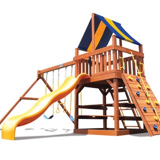 Superior Play Systems Original Fort Wooden Swing Set Swing Sets