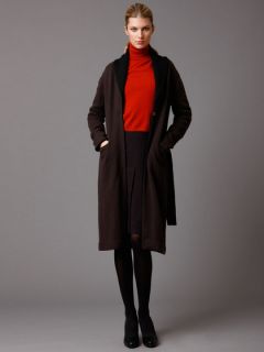 Long Cashmere Sweater Coat by Malo
