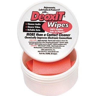 DeoxIT Wipes, Jar (NSN 6850 01 477 1485) 100% solution   D50W Musical Instruments