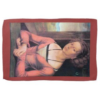 Albrecht Durer   Woman with braided hair Hand Towels