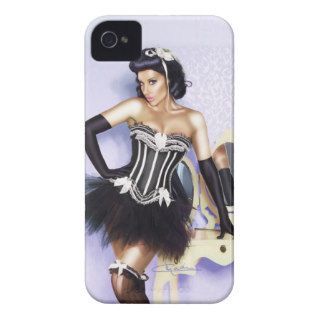 Pin up Girl Dusty Cox by Chadin » iPhone 4 Case