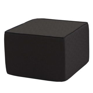 22 inch Black upholstered Outdoor Foam Ottoman Other Patio Furniture
