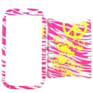 Cell Armor I747 RSNAP TE466 S Rocker Snap On Case for Samsung Galaxy S3 I747   Retail Packaging   Hot Pink Zebra with Famous Logo Cell Phones & Accessories