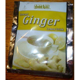 Gold Kili All Natural Instant Ginger & Lemon Beverage Mix, 6.72 Ounce Boxes (Pack of 6)  Herbal Teas  Grocery & Gourmet Food