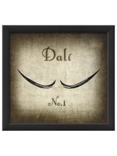 Dali Moustache (Framed) by The Artwork Factory