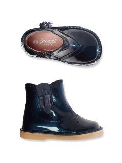 Verni Iridescent Patent Ankle Boots by Jacadi