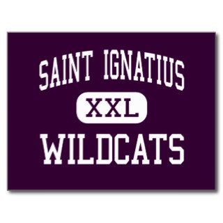 Saint Ignatius   Wildcats   High   Cleveland Ohio Postcard