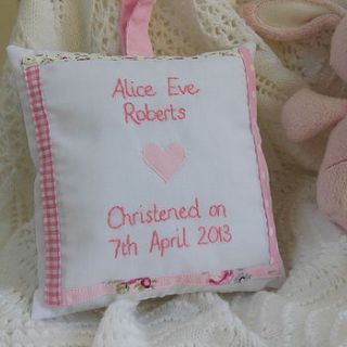 personalised girl's christening gift by acorn attic