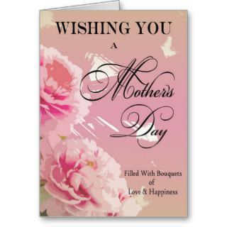Mother's Day Peonies Mother's Day Card