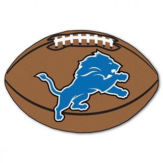 NFL Football Shaped Team Logo Mat   Lions