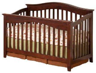 Atlantic Furniture Windsor Convertible Crib, Antique Walnut  Baby