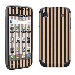 Samsung Galaxy S 4G T Mobile T959V Vinyl Protection Decal Skin Black Camel Stripe Cell Phones & Accessories