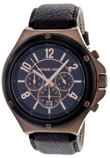 Michael Kors MK8273  Watches,Mens Black Dial Brown Leather, Casual Michael Kors Quartz Watches