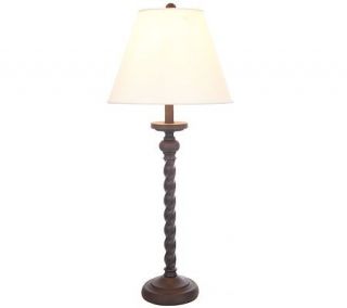 Classic Table Lamp with Dimmer Switch and Shade by Linda Dano —