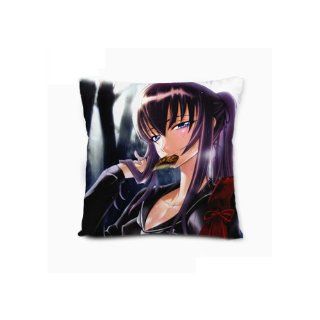 Bestfyou Anime Throw Pillow Covers Cushion Covers Pillowcase HIGHSCHOOL OF THE DEAD, 16*16 Double sided Design   High School Of The Dead Pillow
