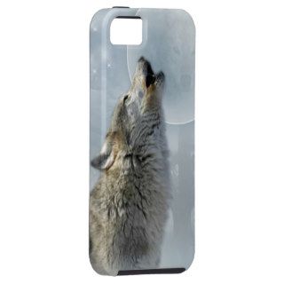 Wolf Blue Moon iPhone 5 Covers
